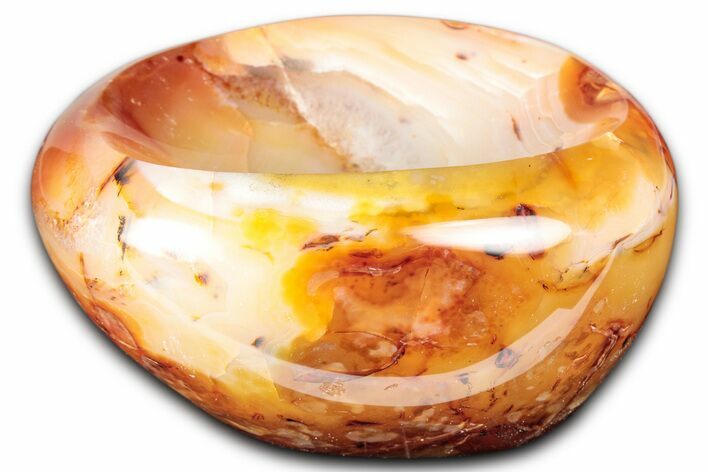 Beautiful Carnelian Agate Dish - Madagascar #339424